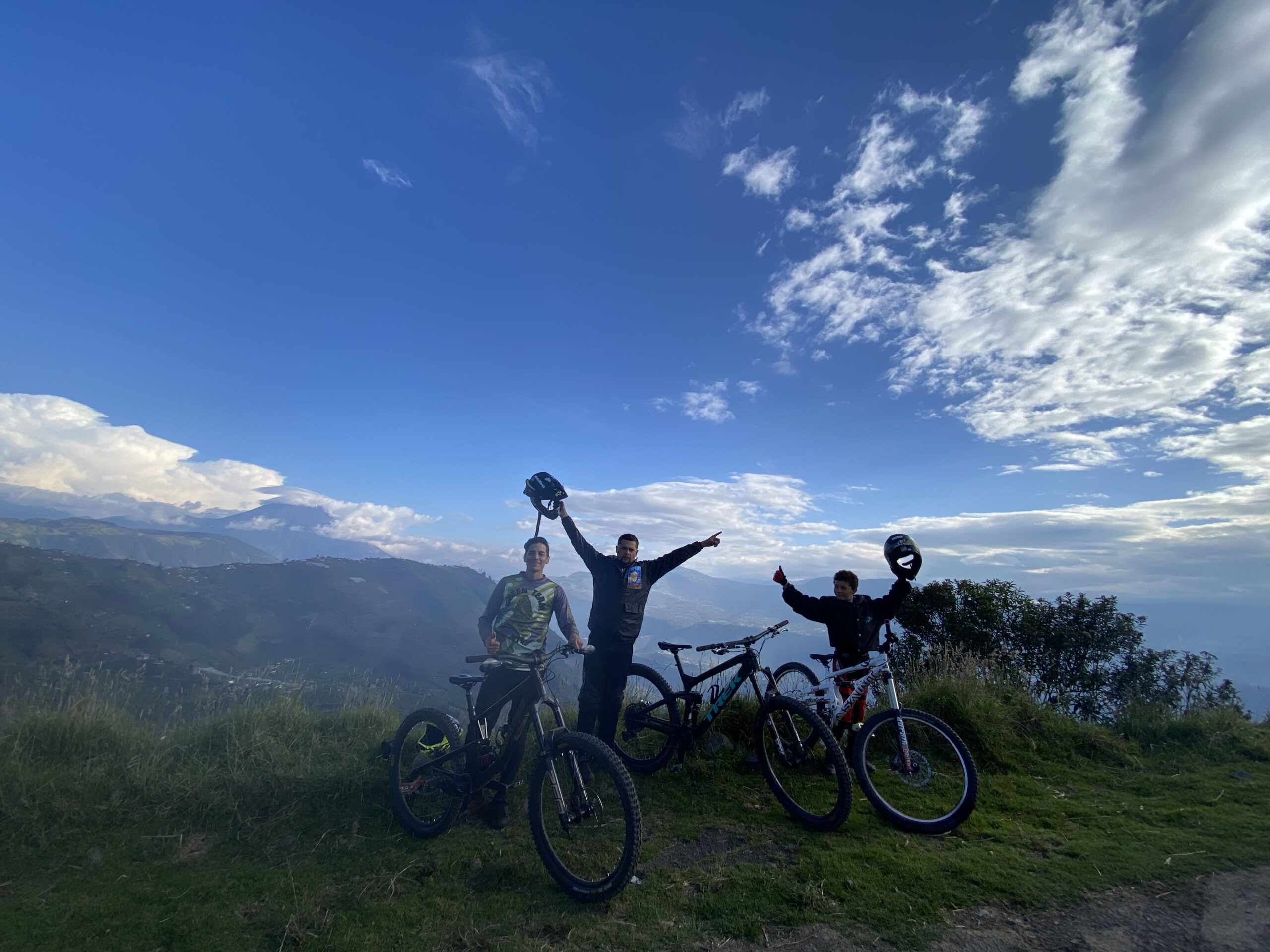 fun mtb riders in south america adventure