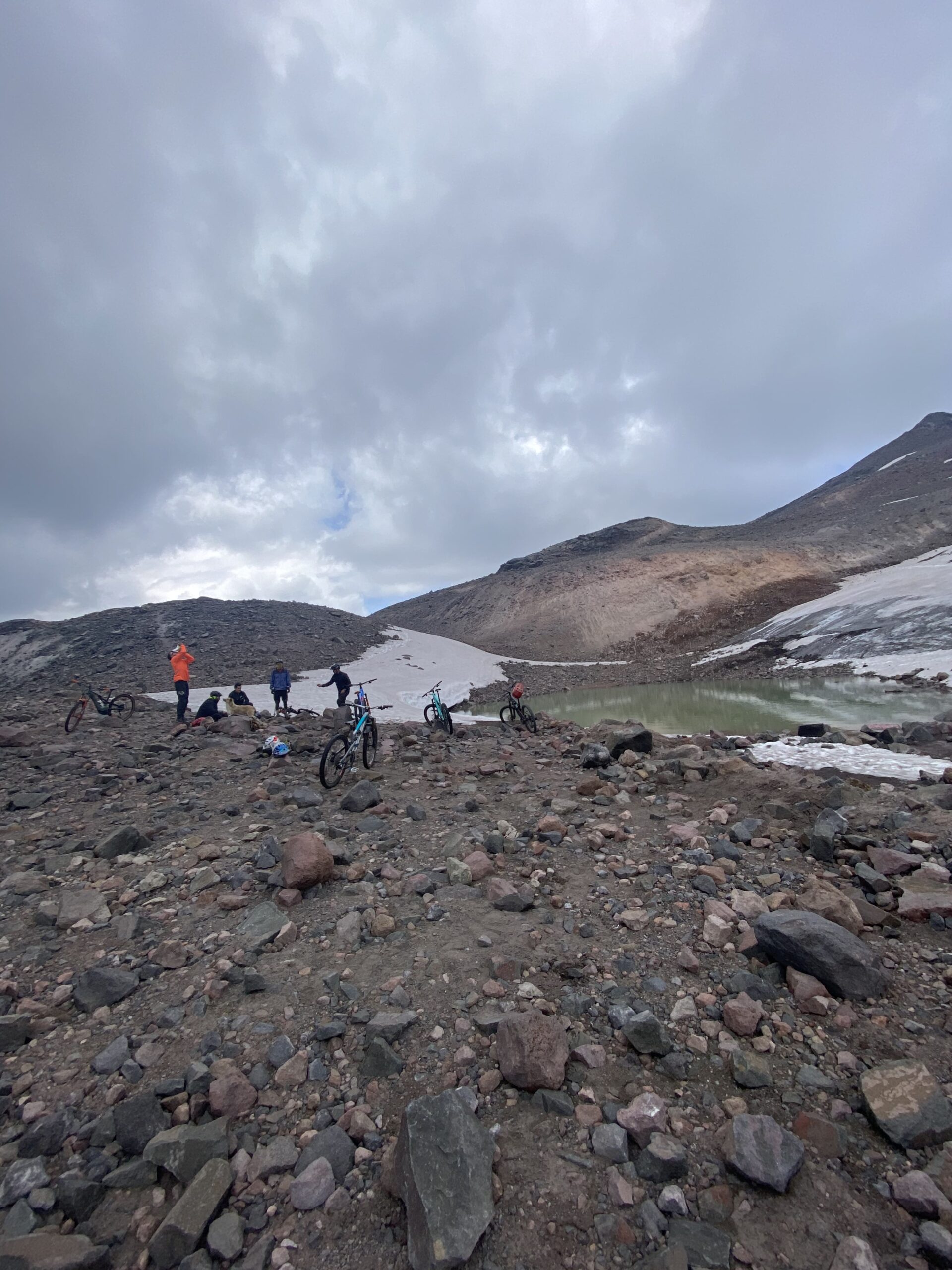 mtb riders in the andes adventure